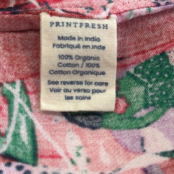 Printfresh Brushed Twill Robe Red “Pop the Bubbly” Champagne Bottles Print -S/M - Picture 9 of 12